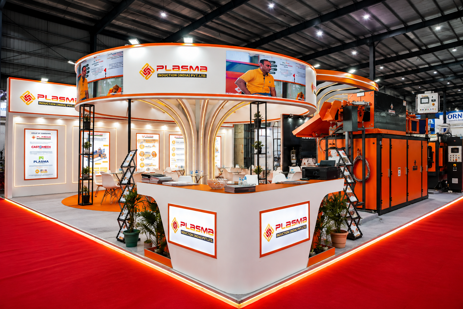 Real Installed Exhibition Stall